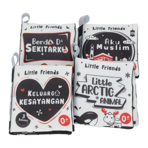 Little Friends Soft Book Monochrome