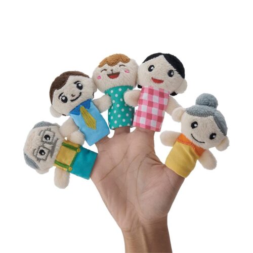 Little Friends Finger Puppet Family + Soft book