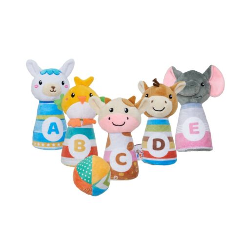 Little Friends Rattle Bowling Set Animal