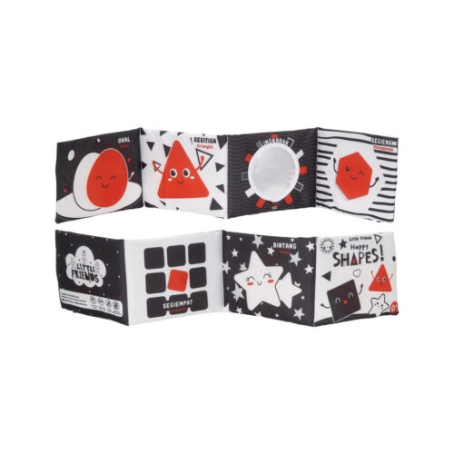 Little Friends Soft Book Monochrome Besar - Image 6