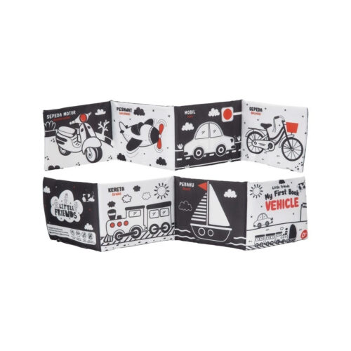 Little Friends Soft Book Monochrome Besar