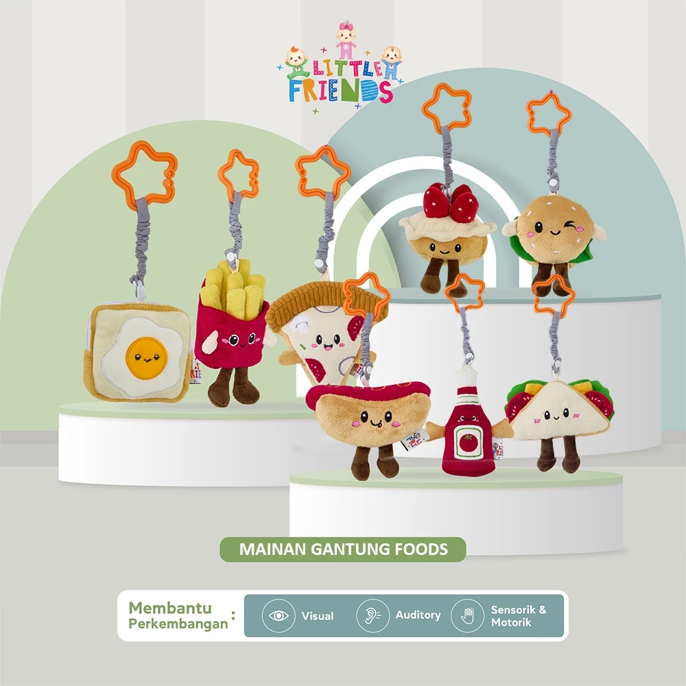 Little Friends Mainan Gantung Foods - Image 2