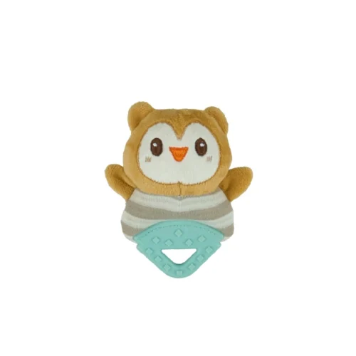 Little Friends Rattle Teether Bayi Karakter Owl