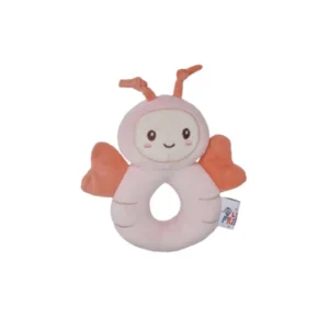 Little Friends Rattle Donut Butterfly Pink